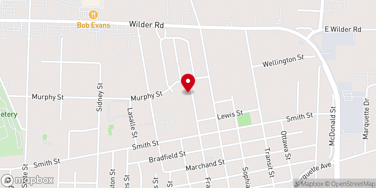 Map showing location of All saints parish