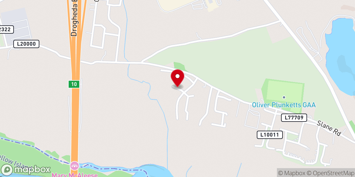 Map showing location of youths prayer network