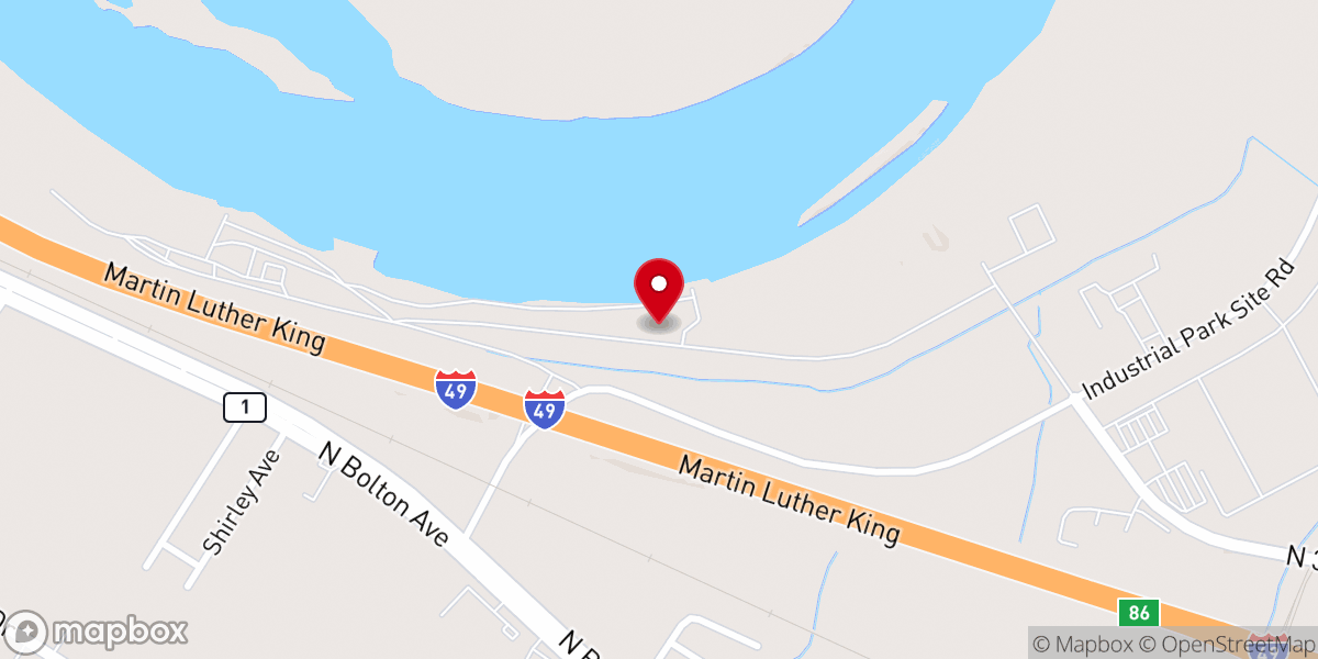 Map showing location of Alexandria Purchasing Department
