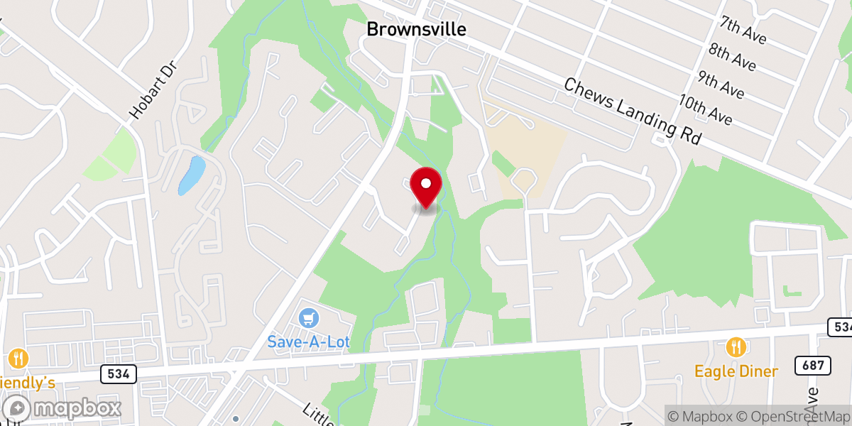 Map showing location of Sandra Coleman Ministries