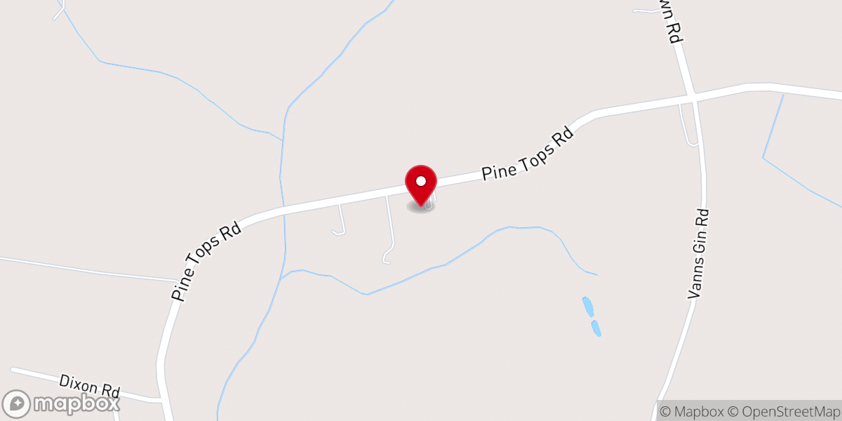 Map showing location of Reaching Out Bible Baptist Church