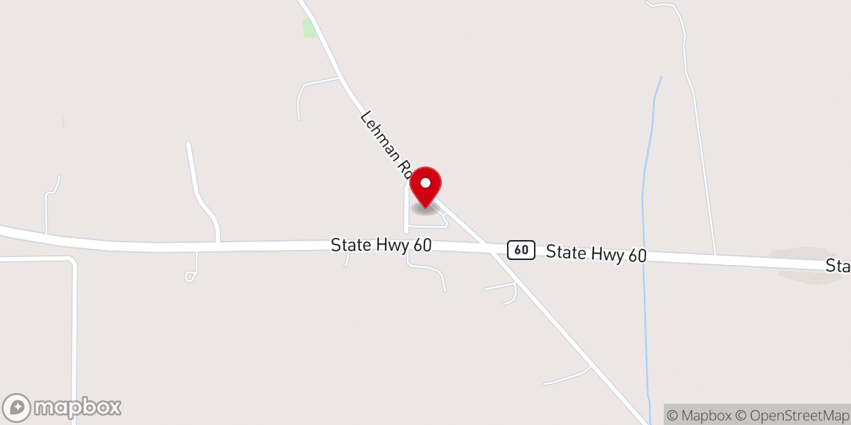 Map showing location of Faith Bible Alliance Church
