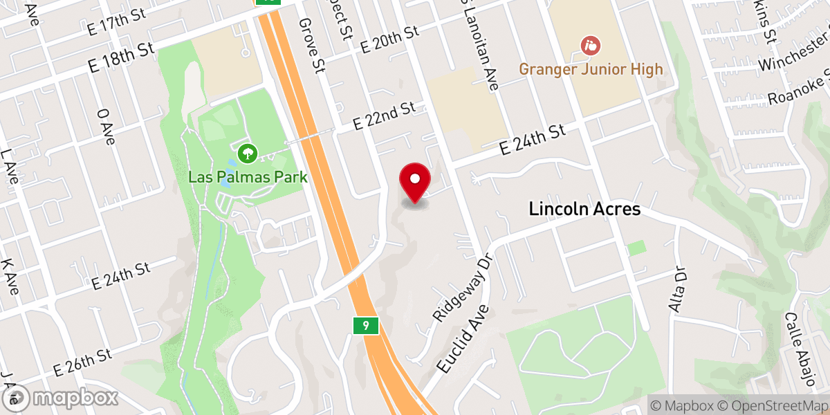 Map showing location of Vertical Church