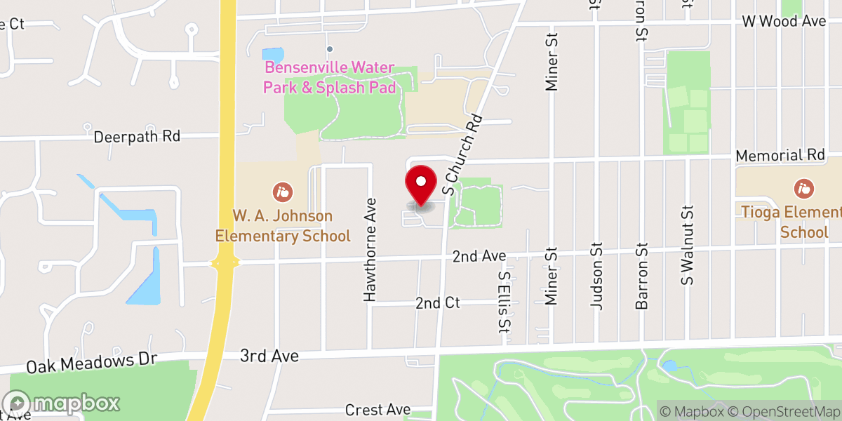 Map showing location of Ambassadors for Christ Seventh-day Adventist Church