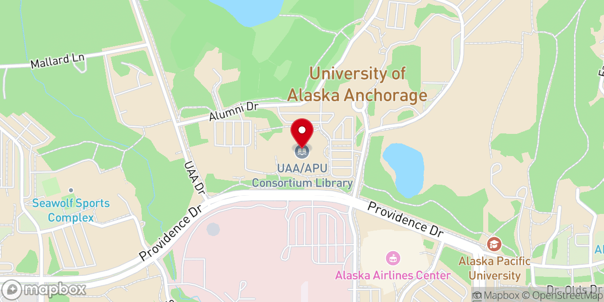 Map showing location of Restored Church Anchorage