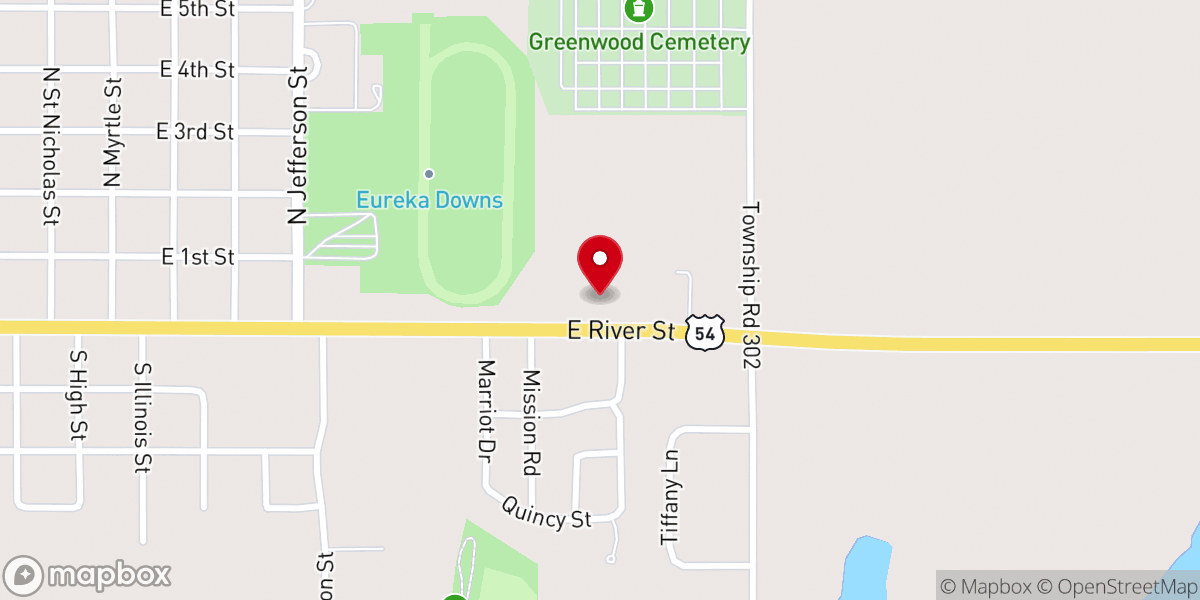 Map showing location of Eureka Seventh-day Adventist Church