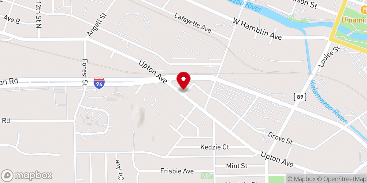 Map showing location of Upton Ave Original Church-God