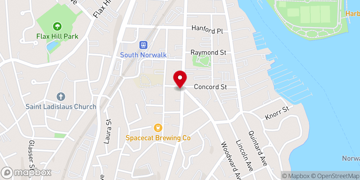 Map showing location of Canaan Institutional Baptist