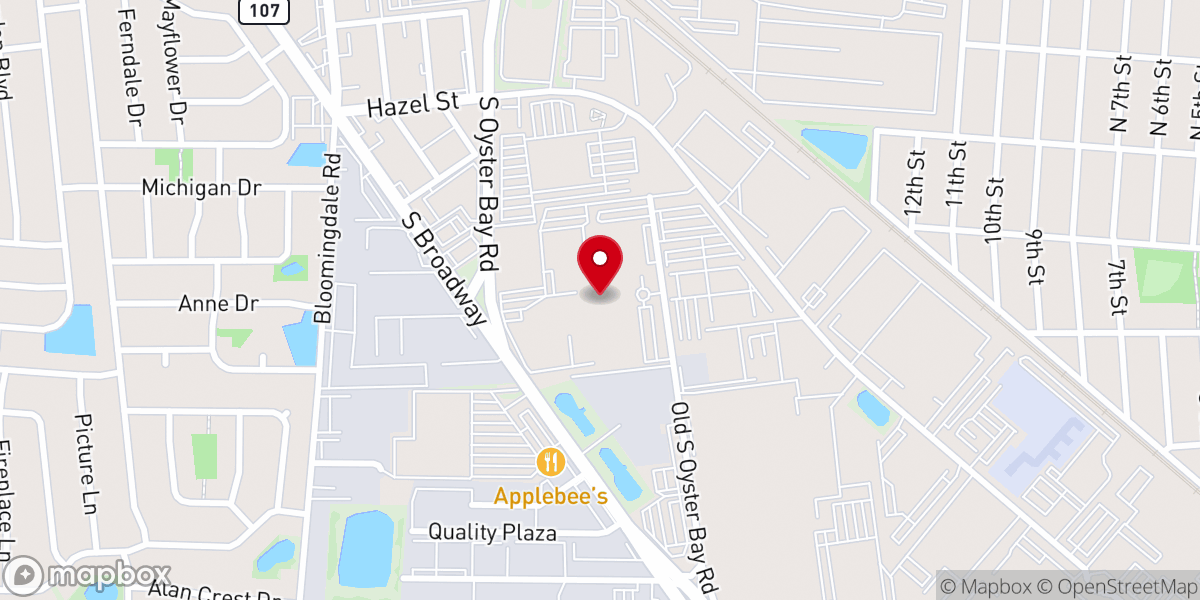Map showing location of Nassau County SPCA