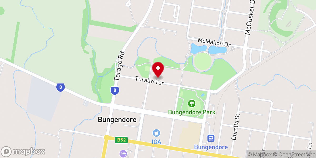 Map showing location of St Mary's Catholic Church