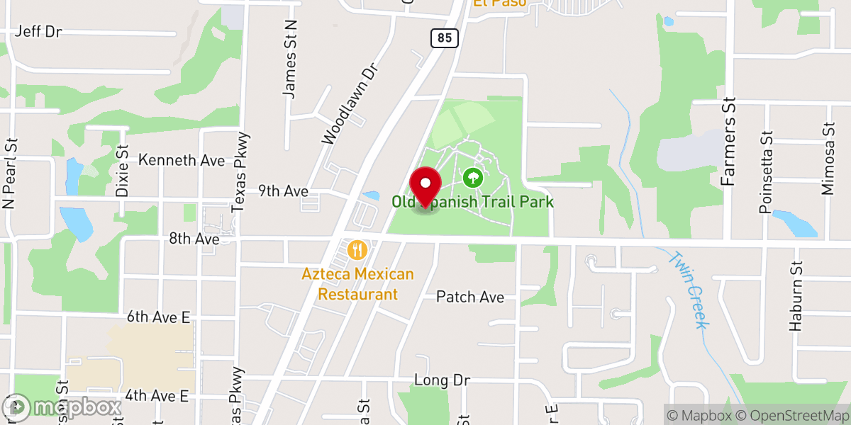 Map showing location of For Him Ministries Church