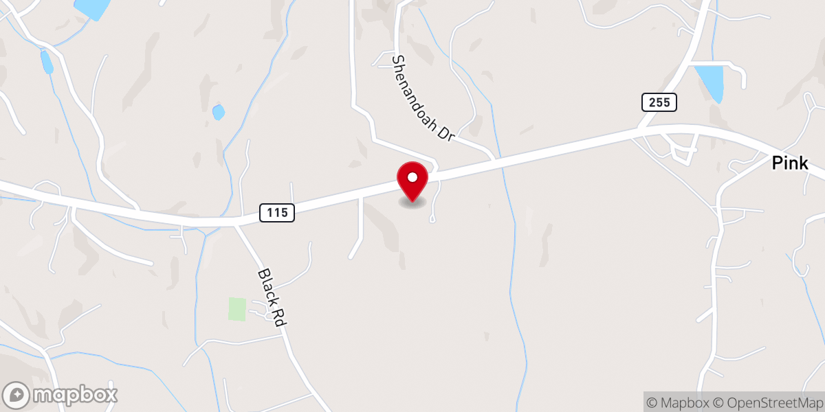 Map showing location of Restoration Point Church