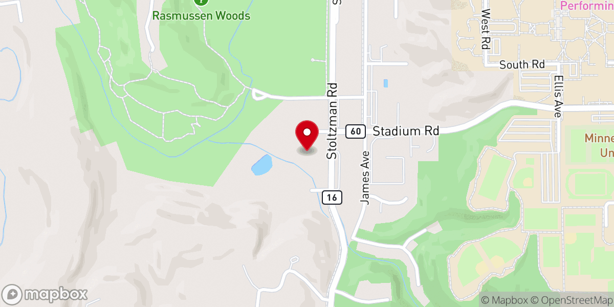 Map showing location of United Campus Ministry