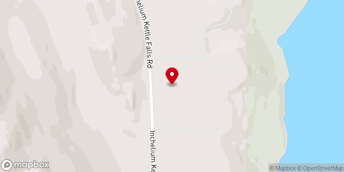 Map showing location of Inchelium Seventh-day Adventist Church