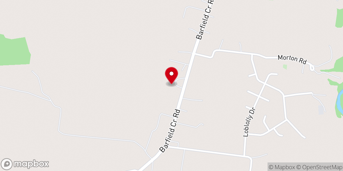 Map showing location of Webb Grove AME Church