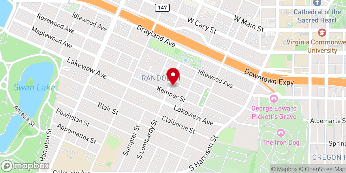 Map showing location of Glorious Church of God in Christ