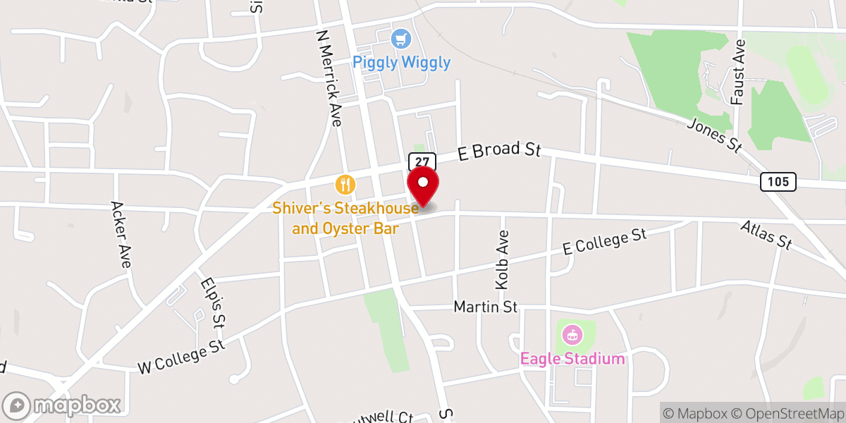 Map showing location of Reformation Church