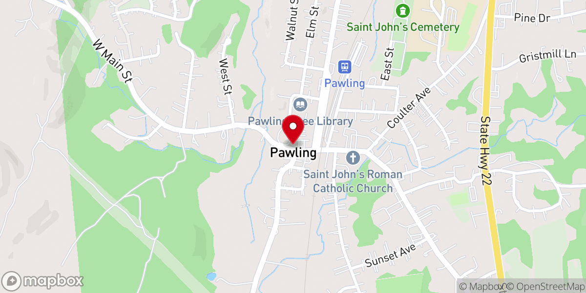 Map showing location of CPC of the Wmm-pawling Ny -one Inc