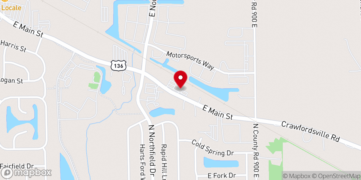 Map showing location of Church@Main