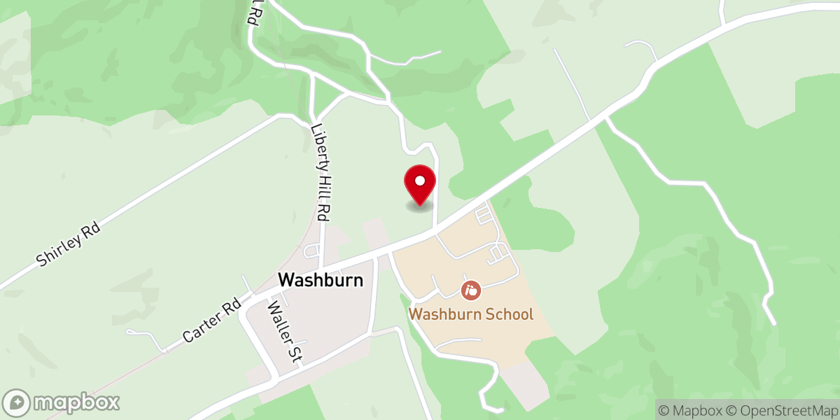 Map showing location of Johnsons Chapel Church