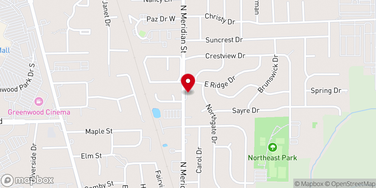 Map showing location of Gospel Training Center Inc