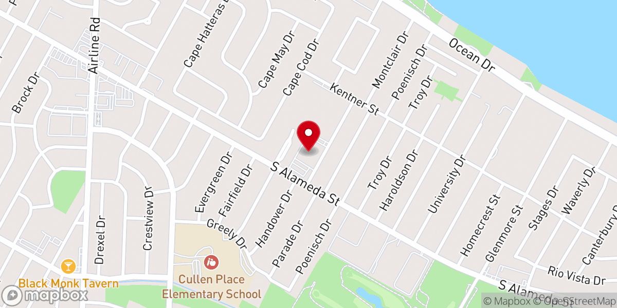 Map showing location of St. Johns United Methodist Church