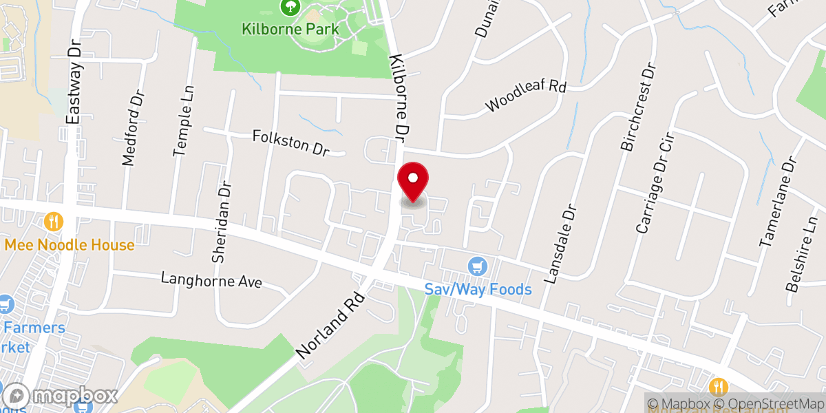 Map showing location of Calvary Christian Church of the Apostolic Faith Inc