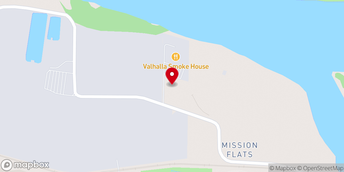 Map showing location of 1850 Mission Flats Rd #400