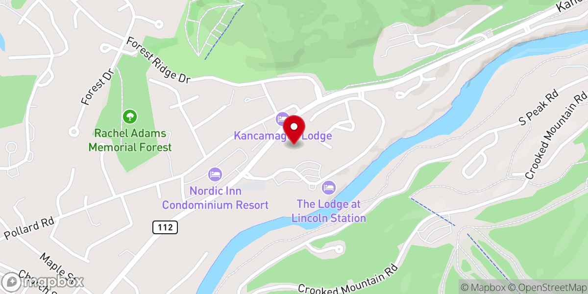 Map showing location of Loon Mountain Ministry
