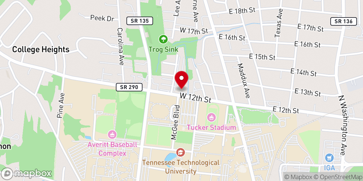 Map showing location of Good News Co. (Good News Community)