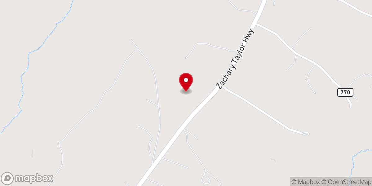 Map showing location of Glenora Baptist Church