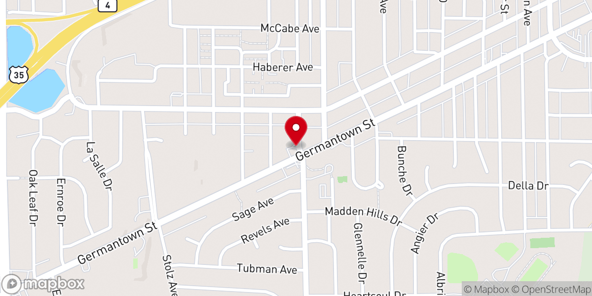 Map showing location of Church of God Gateway to Heaven