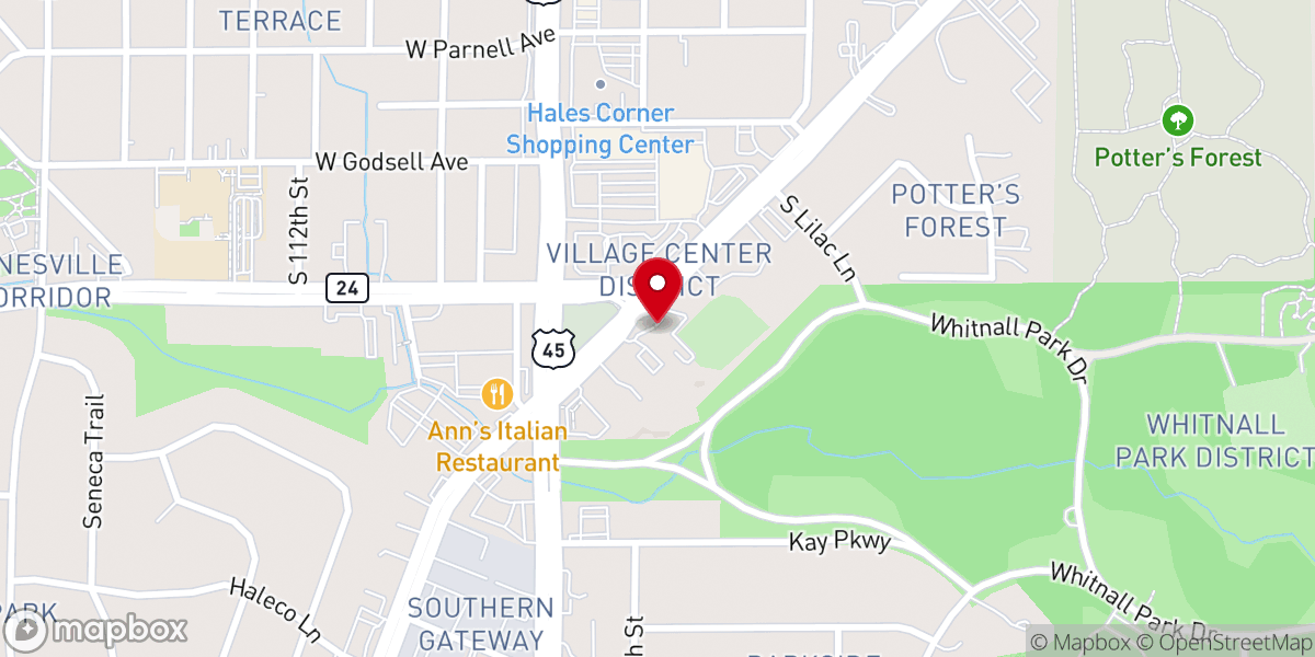 Map showing location of Emanuel United Church of Christ