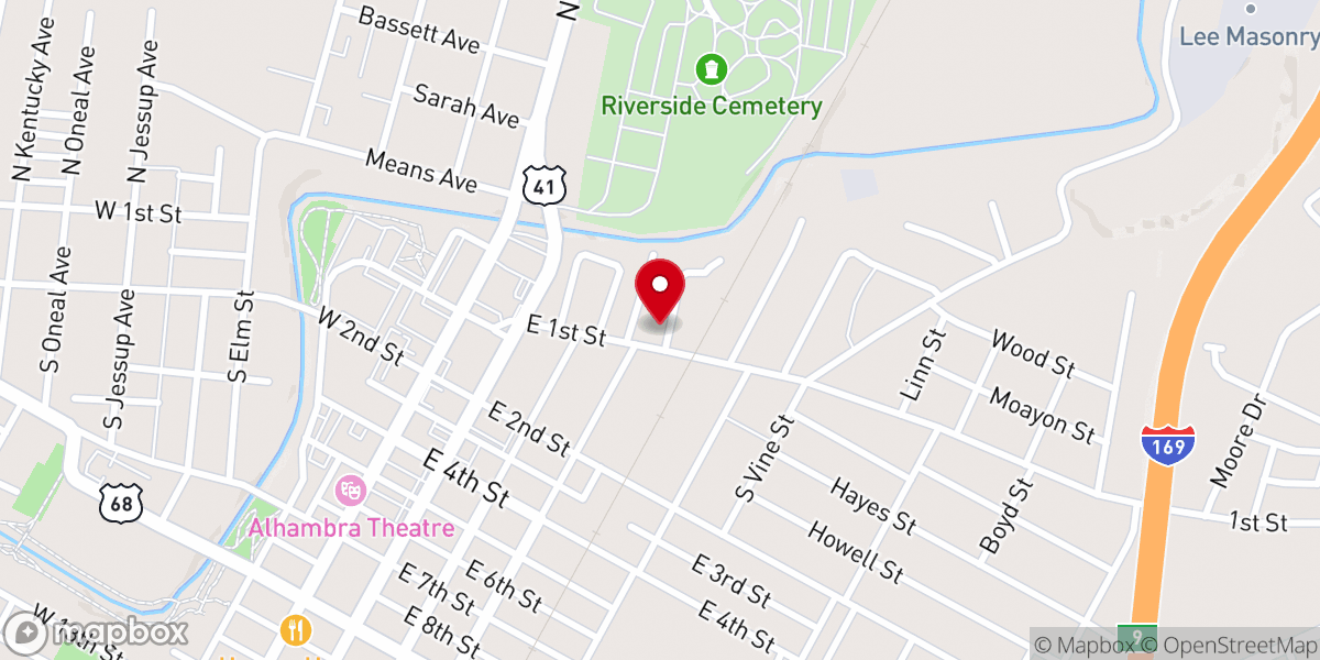Map showing location of The Generation Christian Center