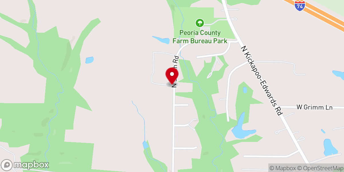 Map showing location of Olive & Oak Weddings and Events