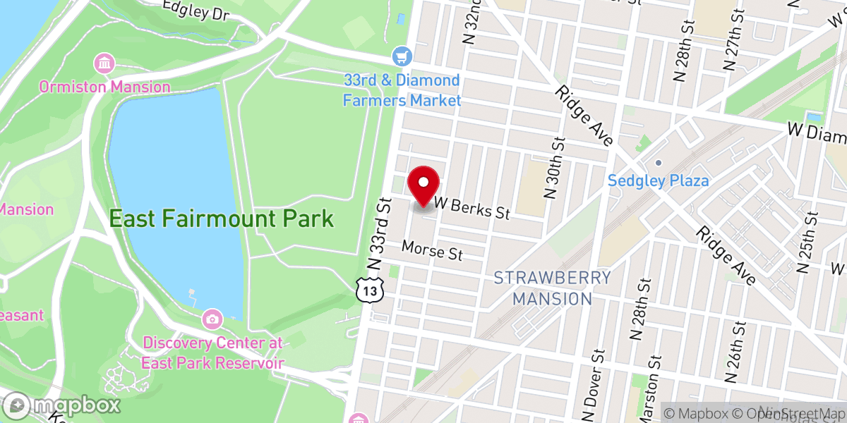Map showing location of Prince of Peace
