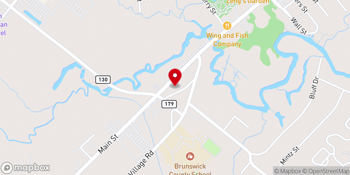 Map showing location of St James Episcopal Church