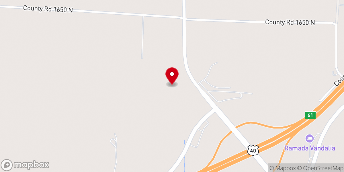 Map showing location of Metro Community Church - Vandalia