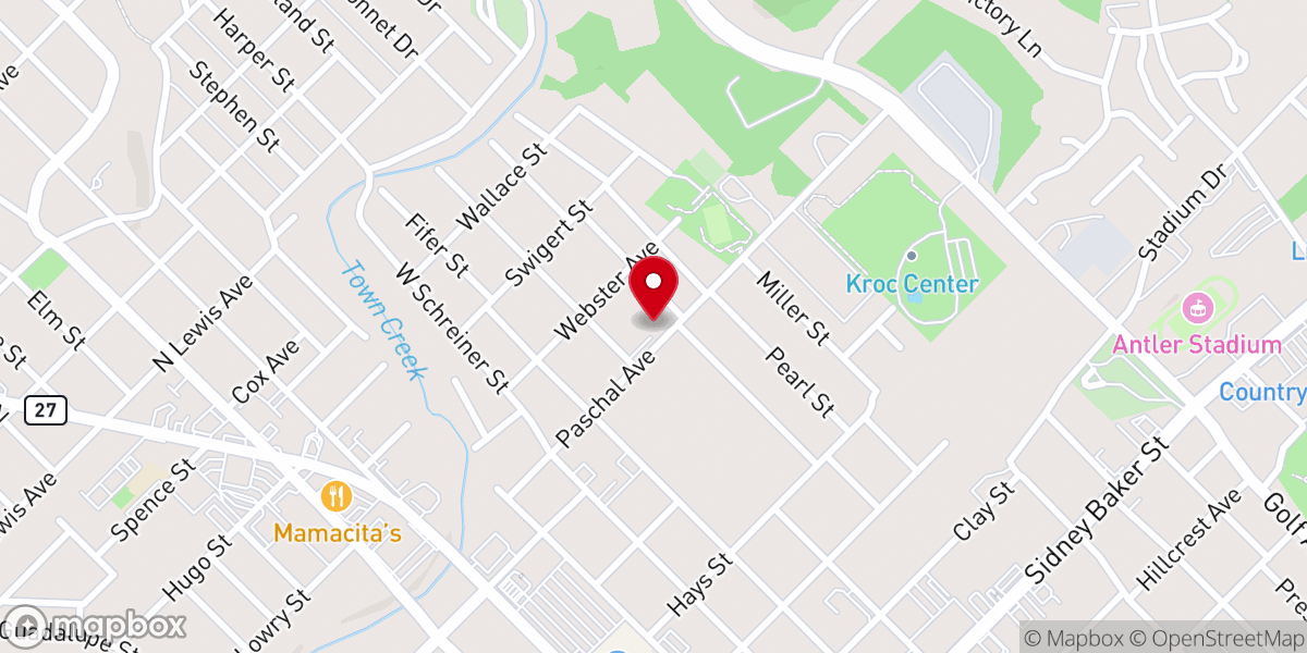 Map showing location of Barnett Chapel Methodist Church
