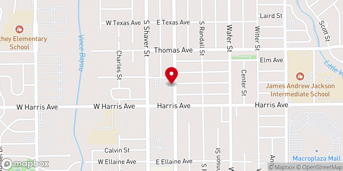 Map showing location of Saint Pius Convent