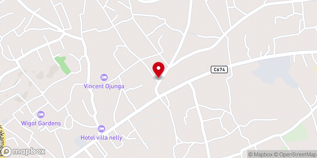 Map showing location of PEFA Christ Church Mamboleo