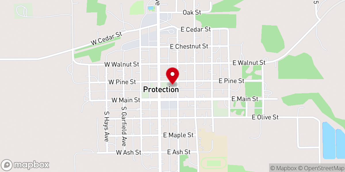 Map showing location of Methodist Church