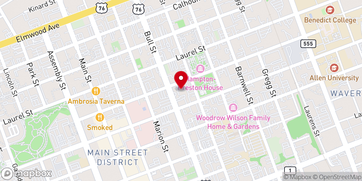 Map showing location of Church of the Good Shepherd