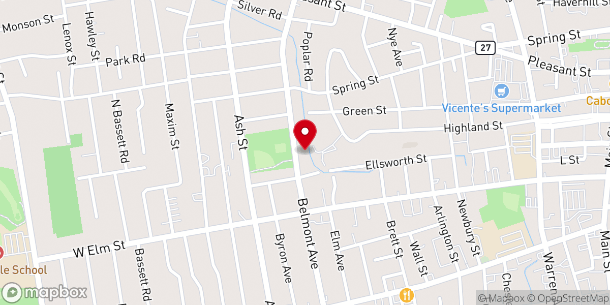 Map showing location of United Evangelical Christian Church
