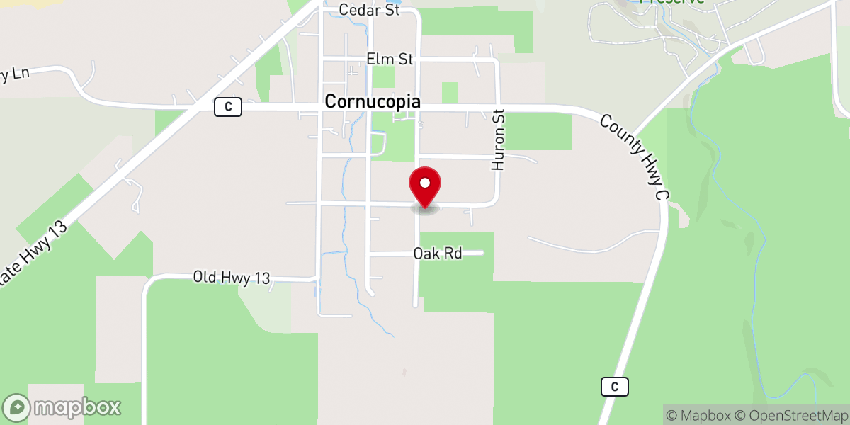 Map showing location of St Mary's Orthodox Church
