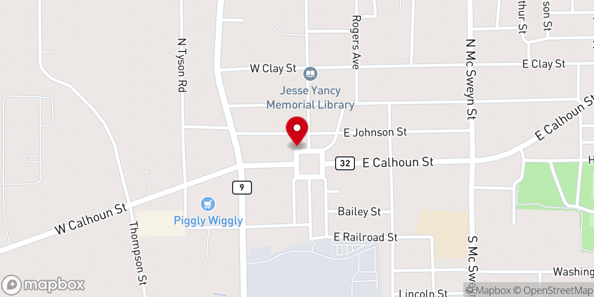 Map showing location of Believers Fellowship Church