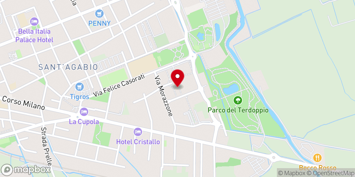 Map showing location of Deeper Life Bible Church Novara Branch