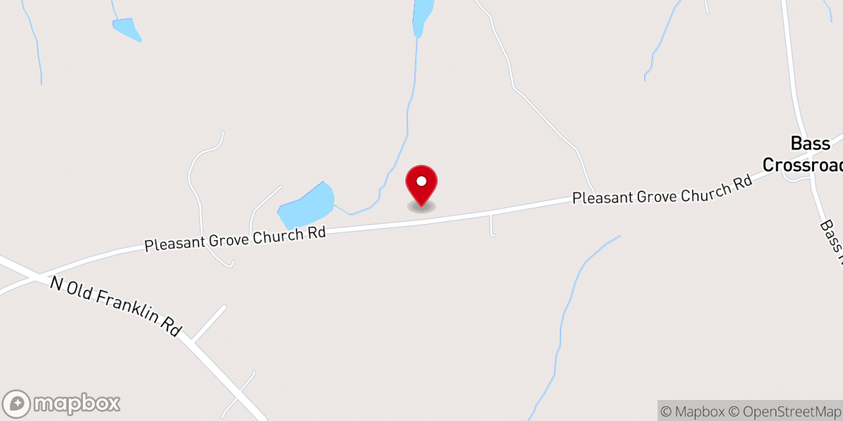 Map showing location of Bethel Church