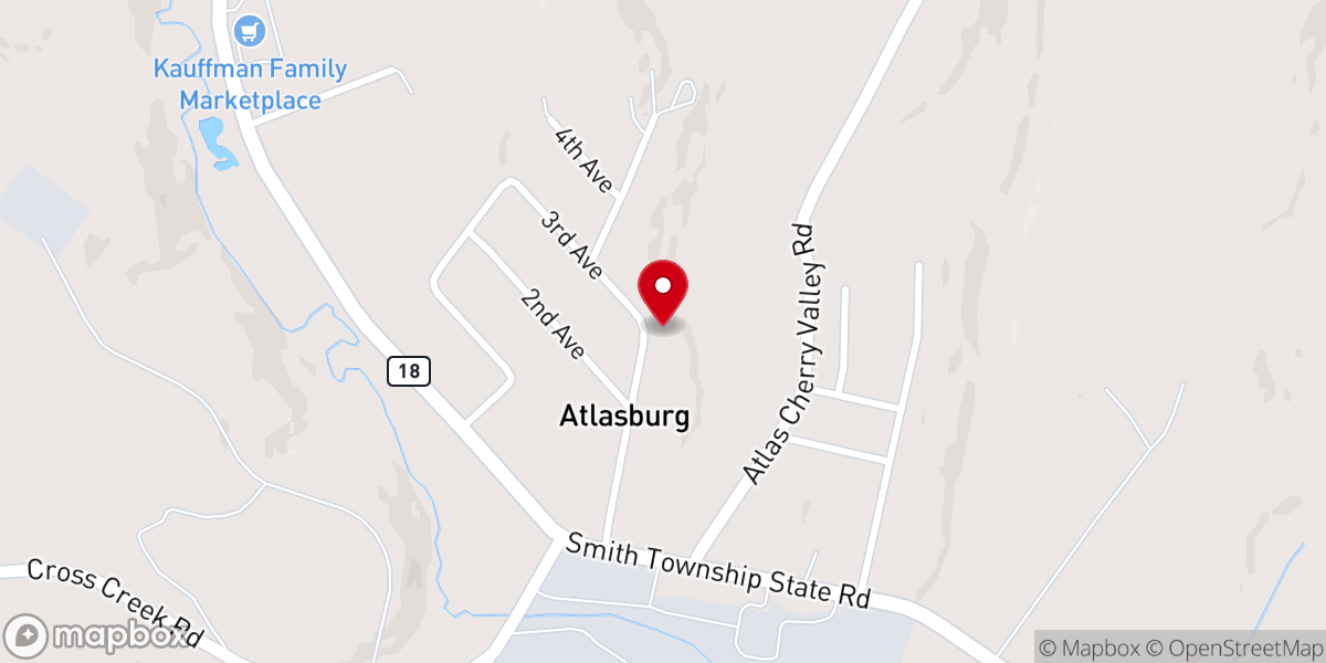 Map showing location of Abundant Love Church of the Nazarene