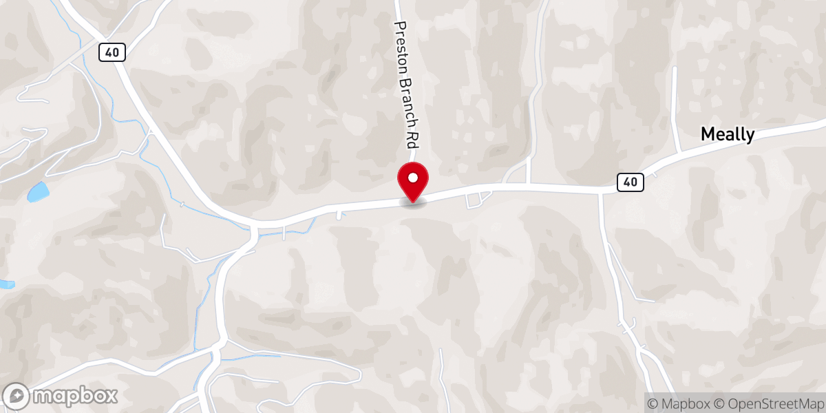 Map showing location of Buffalo United Baptist Church